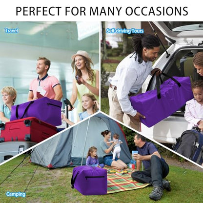 iFARADAY Foldable Duffel Bag, 30 inch / 75L, Purple - color: Purple-75L