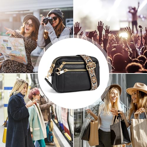 Anti Theft Crossbody Bag for Women, Slash-resistant RFID Blocking Travel Purses, Small Shoulder Bag Handbag