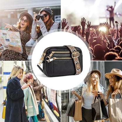Anti Theft Crossbody Bag for Women, Slash-resistant RFID Blocking Travel Purses, Small Shoulder Bag Handbag