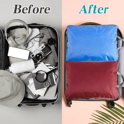 Hosuly 6 Pcs Compression Packing Cubes, 17.3 x 12.6'', Colorful - color: Colorful