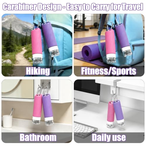 Travel Toiletry Containers 26Pcs Silicone Leakproof TSA Approved Set - color: Red Blue A
