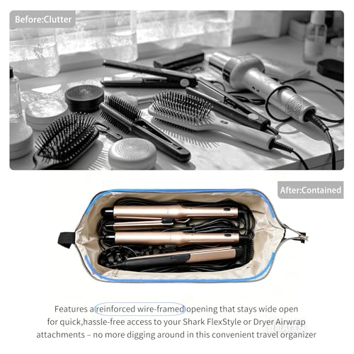 Stratalife Quilted Hair Tools Travel Bag with Polishing Cloth, Black - color: Black