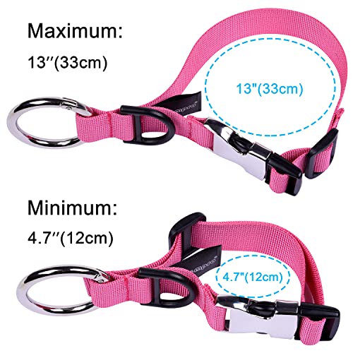 Wisdompro Jacket Gripper Travel Strap, Add a Bag Luggage Straps - Hot Pink - color: Hot Pink
