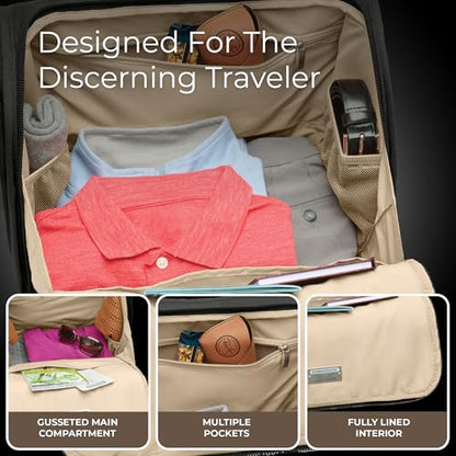 Briggs & Riley Baseline Cabin Softside Spinner Carry-On, Navy - color: Navy, size: 16" Cabin Bag