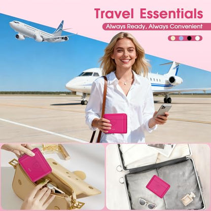 Travel Bottles TSA 4x2oz With Case Leak-Proof Hot Pink - color: Hot Pink