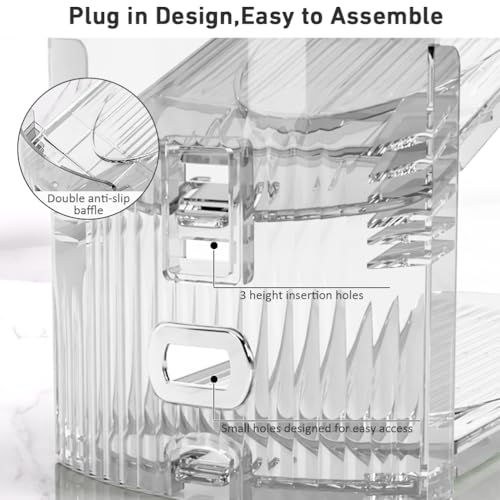 NVGSN 10Pack Clear Shoe Slot Organizer,Shoe Stacker,Storage Space Saver 50% - color: 10 pack