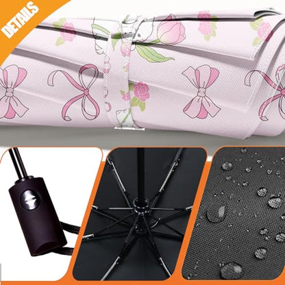 Folding Umbrella, Automatic Small Compact, Sun & Rain - color: MT71