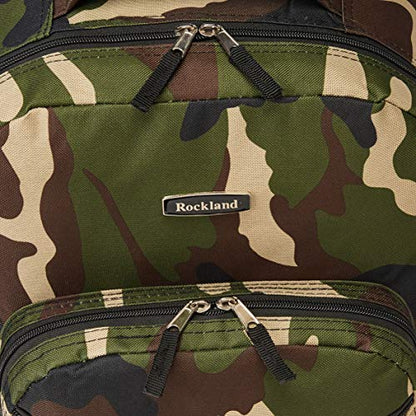 Rockland 더블, 카모, 단일 사이즈, 더블 핸들 롤링 백팩 - color: 카모, size: 단일 사이즈