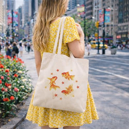 Funny Canvas Tote Bag, Reusable Playful Pattern Shoulder Bag, Whimsical Carryall for Shopping Beach Travel - color: Travel 08
