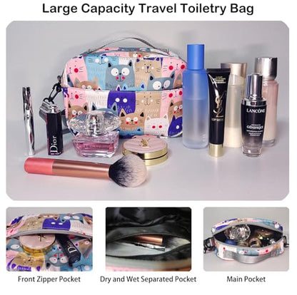Travel Duffle Bag Weekender Overnight Gym Bag for Women, Cute Dinosaur Set - color: Cute Dinosaur Set