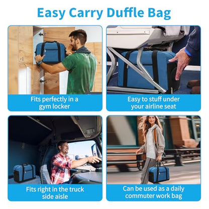 Apenze Small Gym Bag with Shoe Compartment,14 inch Duffel Bag - color: Blue
