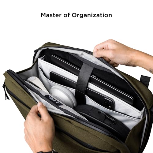ALPAKA Elements Tech Brief Pro 12L Laptop Briefcase Backpack Green