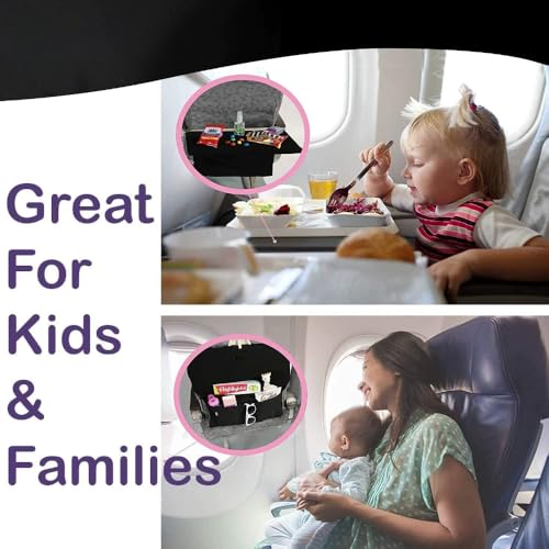 Airplane Seat Back Organizer, Multi Pocket Travel Storage Caddy, Plane Travel Essentials Accessories