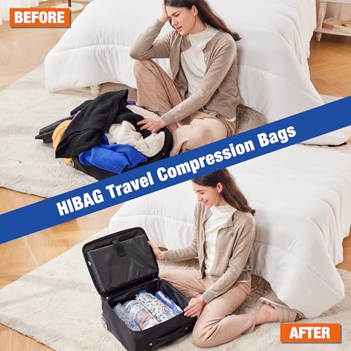 18 Compression Bags for Travel Essentials, Vacuum Packing Space Saver Bags for Cruise Accessories (18-Travel) - size: 18-Pack