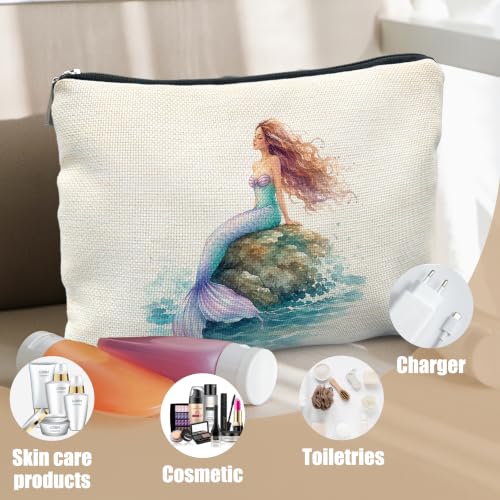 Mermaid Gifts for Women Cosmetic Makeup Bag - color: Mermaid Gifts
