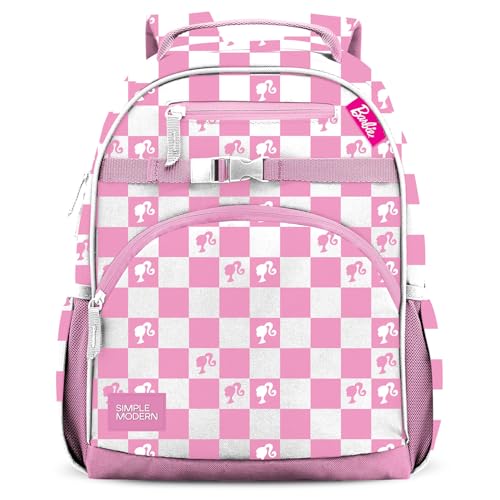 Simple Modern Barbie Kids Backpack for School, Girls, Boys | 12L - color: Barbie: Checkmate, style: Kids Medium