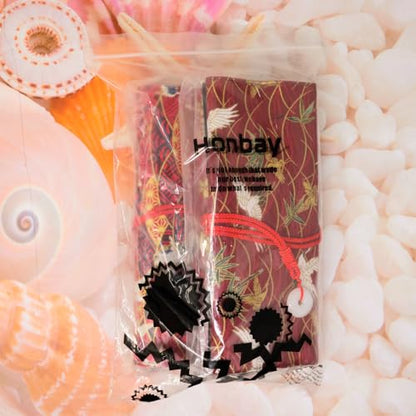 Honbay Japanese Style Red Koi Makeup Brush Rolling Case Makeup Brush Bag Pouch Holder Travel Portable Cosmetics Brushes Organizer Bag with 13 Slots
