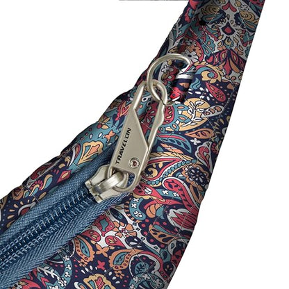 Travelon Anti-Theft Classic Crossbody Bag - color: Summer Paisley