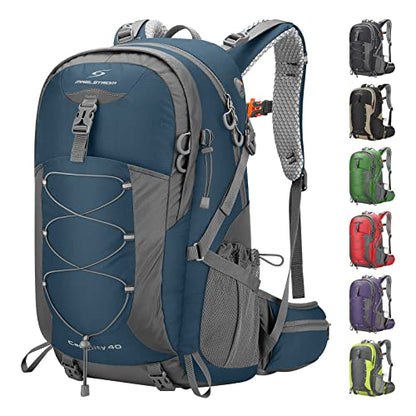 Maelstrom 40L Hiking Backpack, Lightweight Camping Daypack with Rain Cover - color: 40l Blue, size: 40l