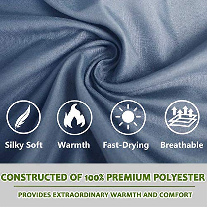 Frelaxy Sleeping Bag Liner, XL Travel Sheet for Camping, Hotels and Hostels - color: Navy - Full-Length Zipper