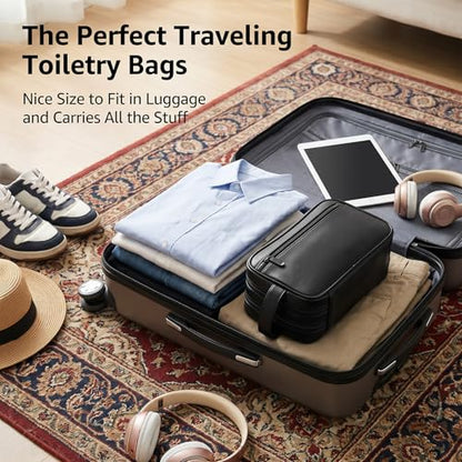 2 Pcs Travel Toiletry Bag for Men and Women
