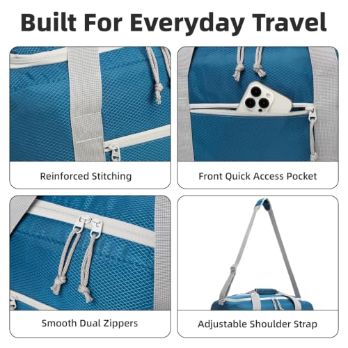Extra Large 105L Duffel Bag, Foldable Moving & Storage Bag - color: Navy Blue, size: 105L