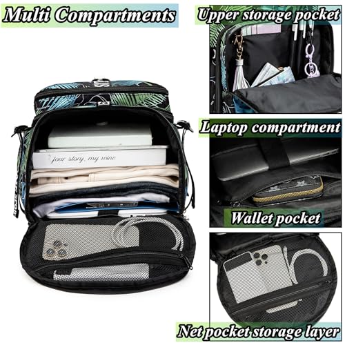 Gym Duffle Bag Backpack,4‑Way Waterproof with Shoe Compartment Travel Hiking Laptop - color: Bronze