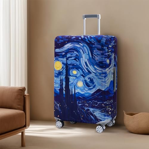 Travelkin 여행 가방 Tsa 승인 여행 가방 커버 프로텍터, Galecy, Galecy Galaxy - color: Galecy, size: XL(29-32inch suitcase)