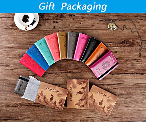 Passport Holder, Travel Essentials, Passport Cover, RFID Travel Wallet - color: 113#Grey