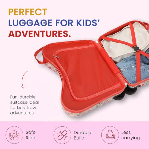 Bioworld Moana Adventure 15-Inch Kids Ride-On Spinner Suitcase - color: Moana Adventure