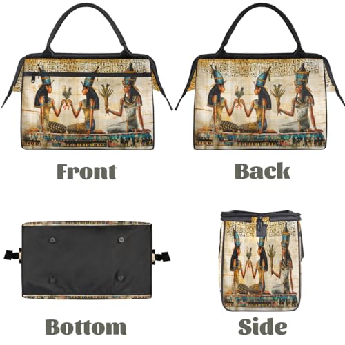 Ethnic Egypt Weekender Overnight Bag for Women Travel Gym Sport - color: D 020