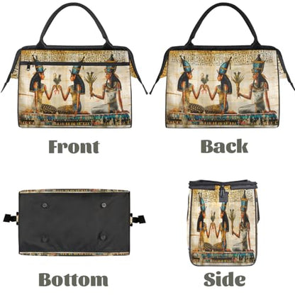 Ethnic Egypt Weekender Overnight Bag for Women Travel Gym Sport - color: D 020