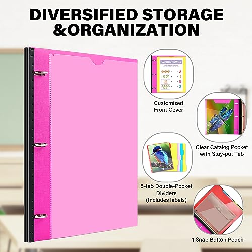 WOT I Telescoping Project Organizer 2-Pack, Pink - color: Pink, size: 2 Pack