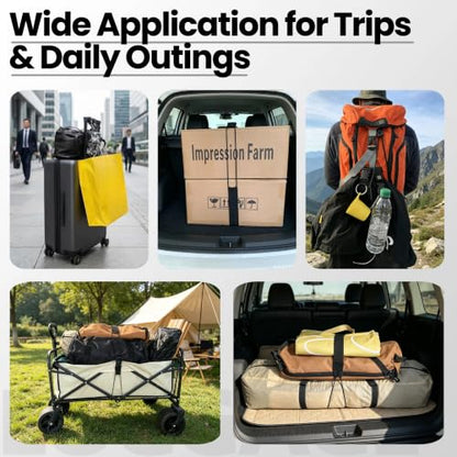Luggage Strap Set for Suitcases, Adjustable Add-a-Bag Travel Straps