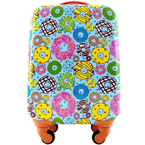 Travelers Club 5 Piece Kids' Luggage Set, Donut - color: Donut