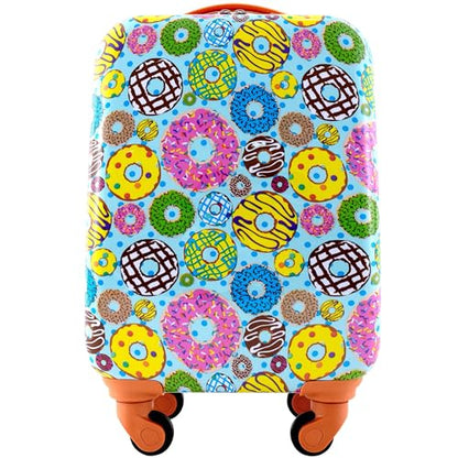 Travelers Club 5 Piece Kids' Luggage Set, Donut - color: Donut