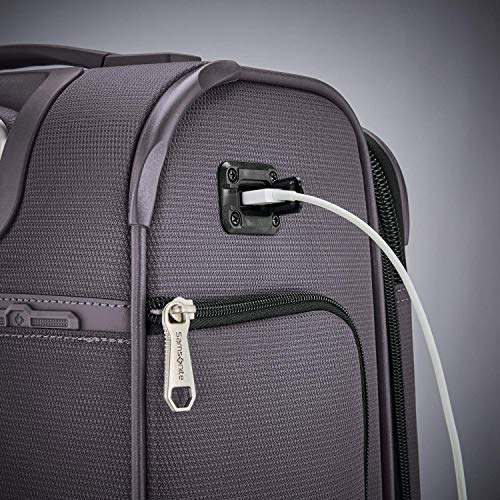 Samsonite Solyte DLX Softside Expandable Luggage with Spinner Wheels, Mineral Grey, Carry-On 20-Inch - color: Mineral Grey, size: Carry-On