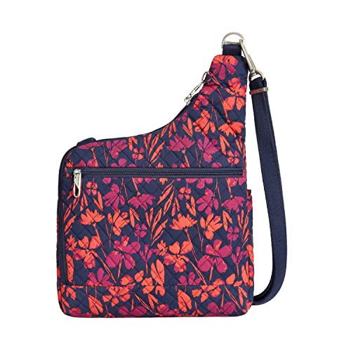 Travelon Anti-Theft Classic Crossbody Bag - color: Painted Floral