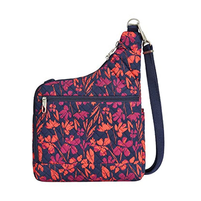 Travelon Anti-Theft Classic Crossbody Bag - color: Painted Floral