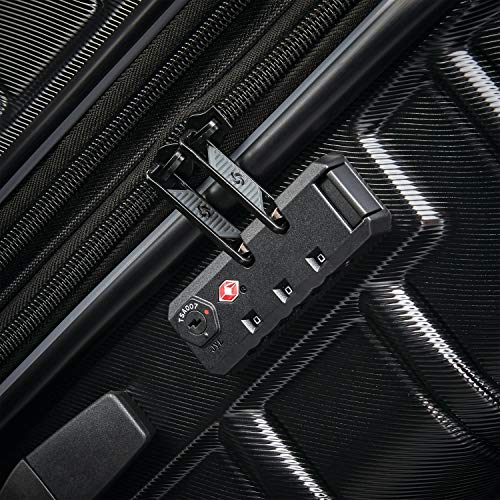 Samsonite Omni 2 Hardside 2 Piece Set - Includes Carry-On & Medium Checked Suitcases - 360° Dual Spinner Wheels - Integrated TSA Lock & Expansion - Amazon Exclusive - Midnight Black - color: Midnight Black, size: 2-Piece Set (Carry-on/Medium)