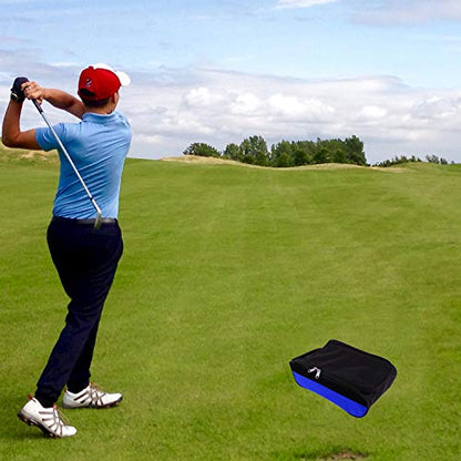 Outdoor Golf Shoes Bags Travel Mesh Zippered Sport Shoe Bag Blue - color: Blue