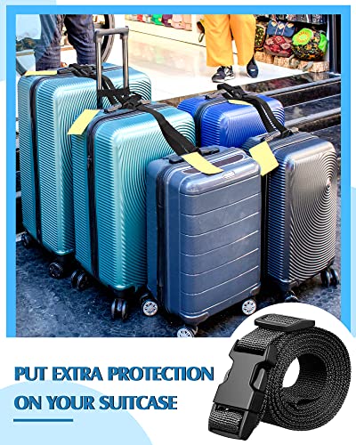 30 Pack 78 x 1 Inch Strap Buckle Packing Straps Luggage Straps Suitcase Adjustable Belt Utility Straps with Buckle