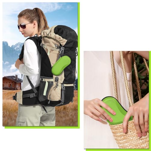FINTIE Sunglasses Case, Hard EVA Shell Shockproof Sport Glasses Case - color: Emerald Green