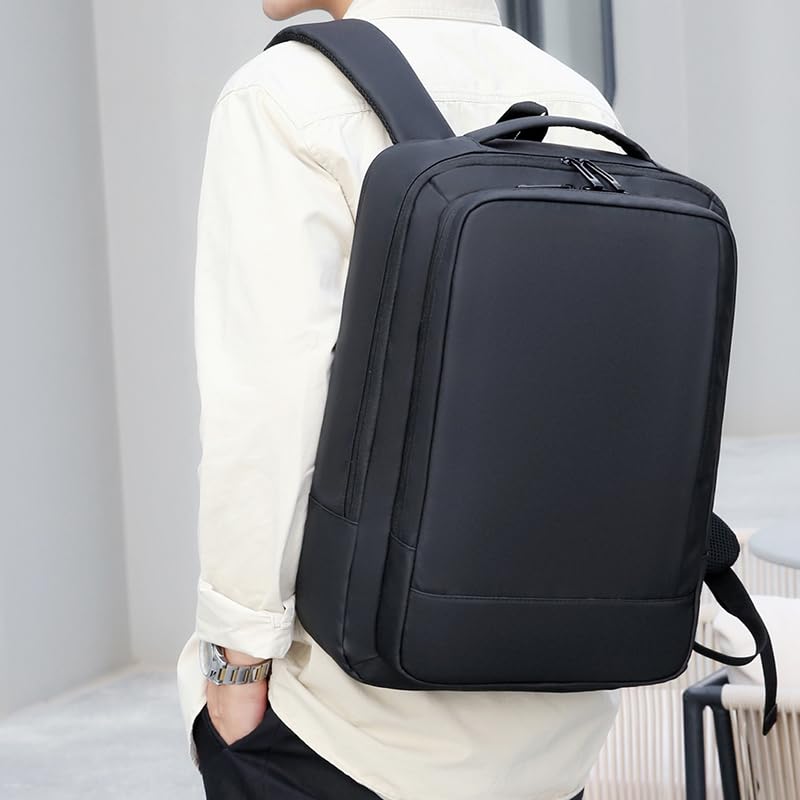 Kamlui Laptop Backpack for Men 17.3 inch Travel Computer Bag - color: Black280