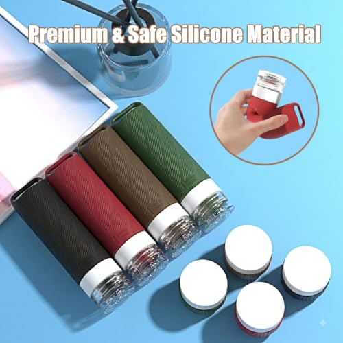 Travel Toiletry Containers 26Pcs Silicone Leakproof TSA Approved Set - color: Color Mixing A