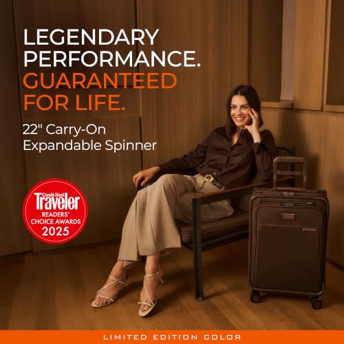 Briggs & Riley Baseline Essential 22 Inch Softside Carry-On, Chocolate - color: Chocolate, size: 22" Carry-On