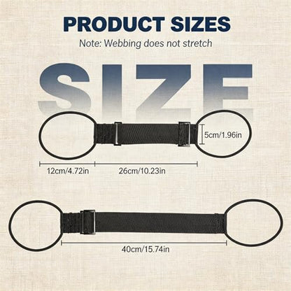 Adjustable Luggage Strap, Elastic Suitcase Add a Bag Strap with Buckle, Secure Extra Bag to Carry On Luggage for Easy Travel (Black 2Pcs) - color: Black 2Pcs