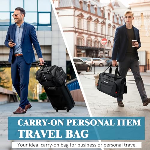 Underseat Carry On Luggage Bag Airplanes Personal Item Bag - 18 IN Grey - color: Grey, size: 18 IN