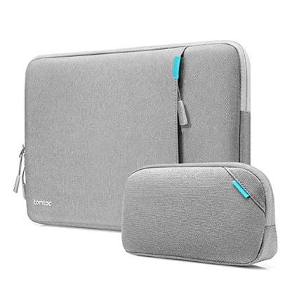 tomtoc 360 Protective Laptop Sleeve Kit for 15-inch MacBook Air M5/A3448 - color: Gray, size: 15-inch