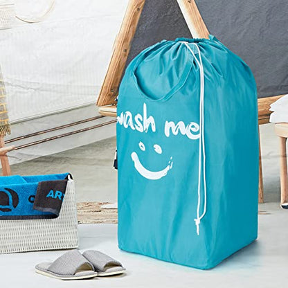 HOMEST 2 Pack Wash Me Travel Laundry Bag with Handles